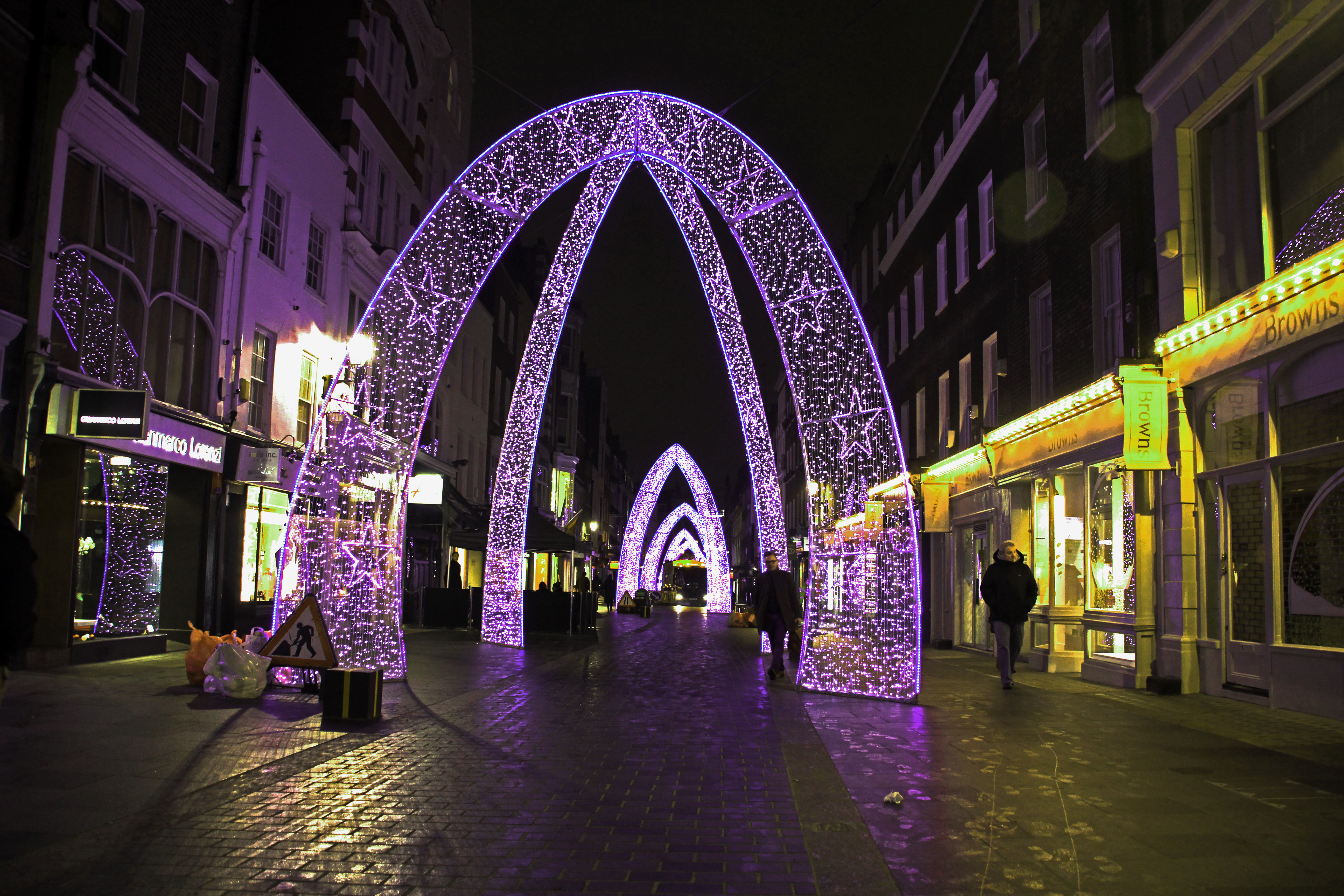 London Christmas Lights Arches © jonovernon-powell